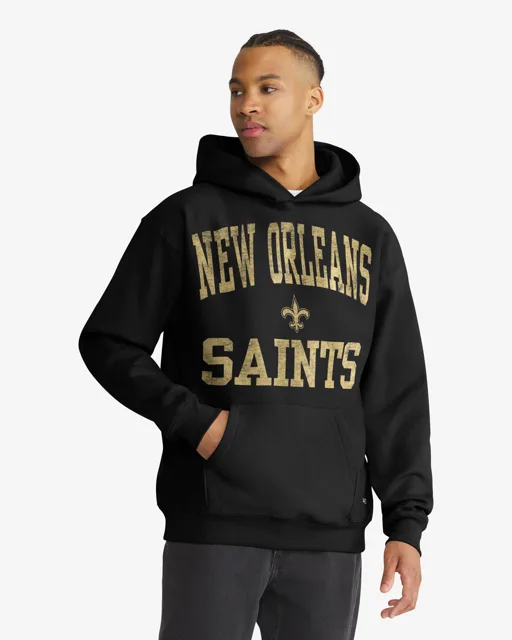 New Orleans Saints Campus Stack Arqué '47 Foundation Hood