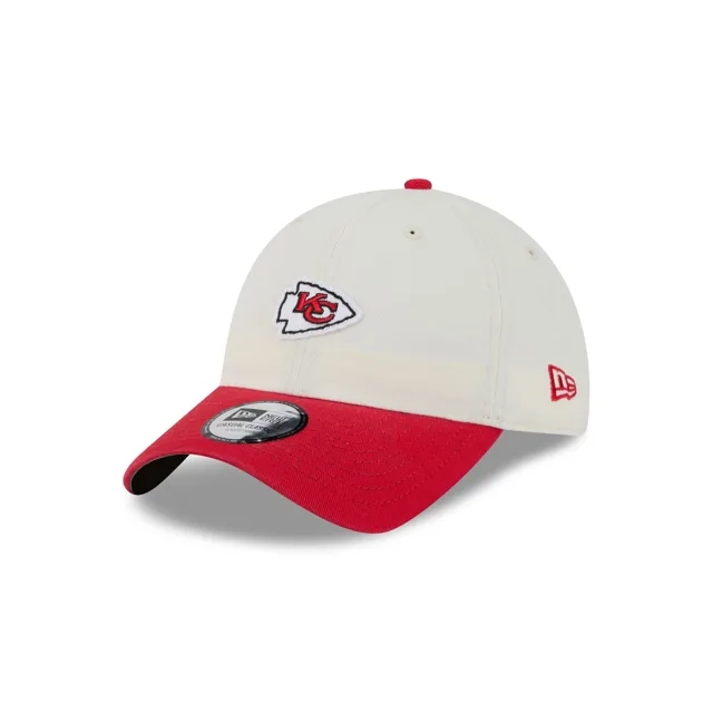 Kansas City Chiefs Mini Logo Chrome Blanc Chapeau réglable classique décontracté
