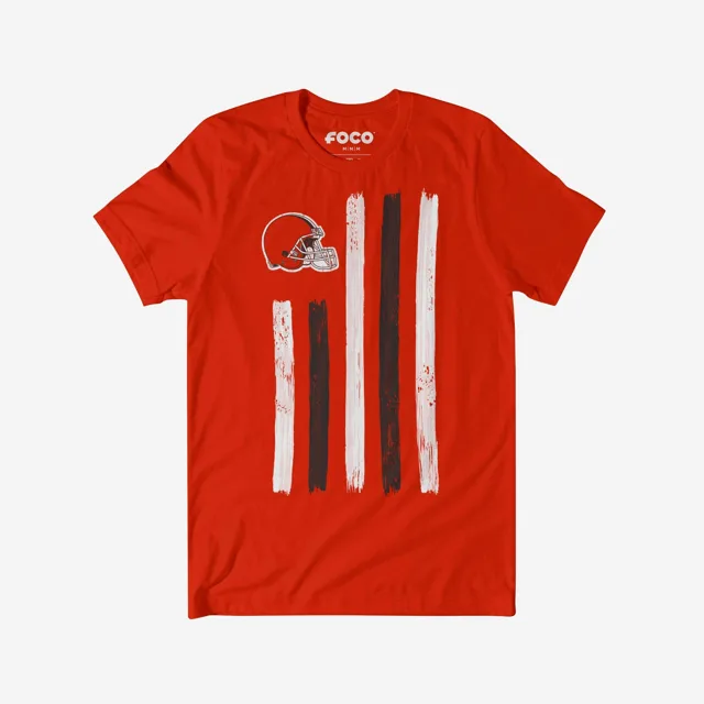 Cleveland Browns T-shirt drapeau coup de pinceau