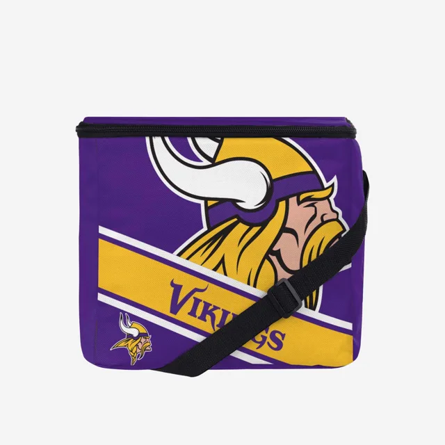 Minnesota Vikings Lot de 12 glacières à gros logo et rayures