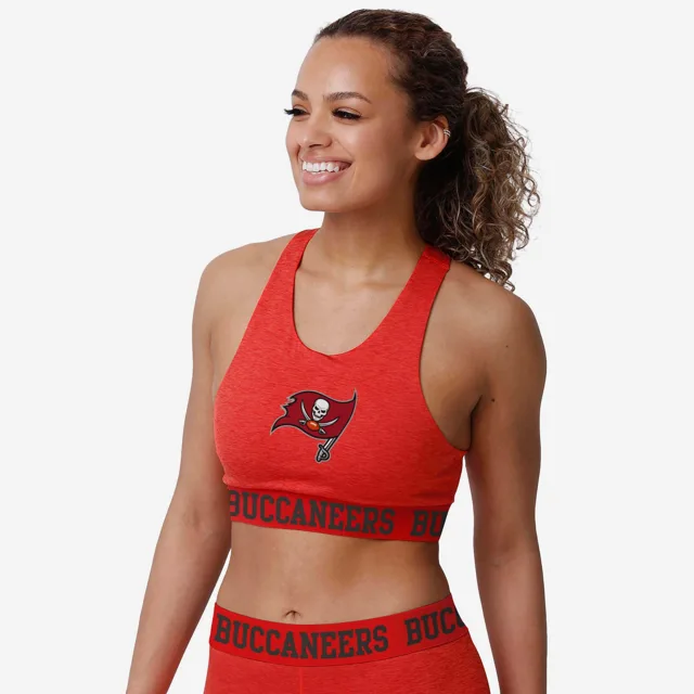 Tampa Bay Buccaneers Soutien-gorge de sport statique couleur équipe pour femmes