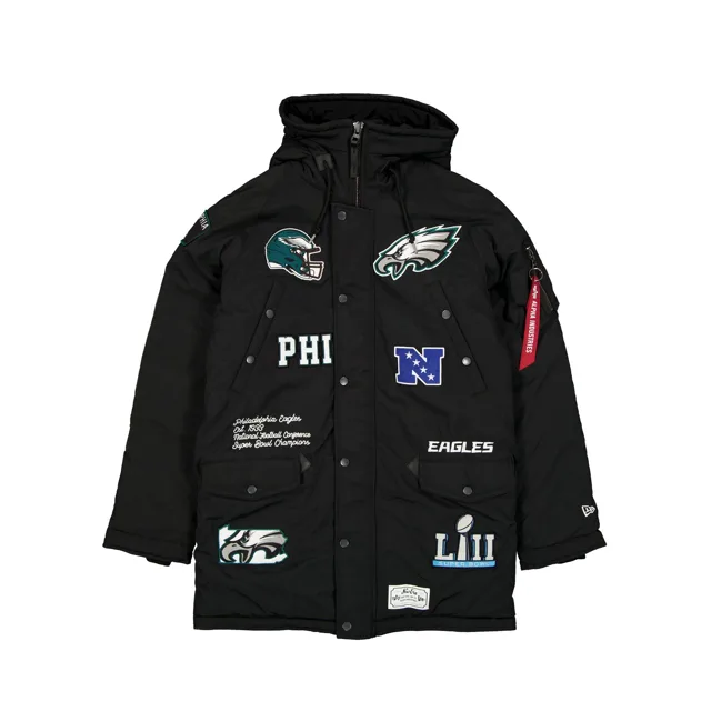 Alpha Industries x Philadelphia Eagles Parka N-3B noire