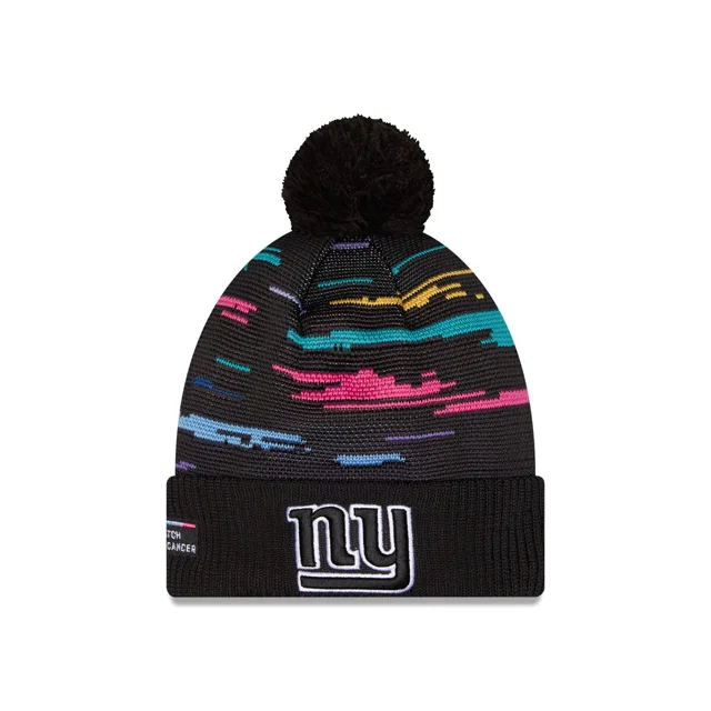 New York Giants 2026 Bonnet en tricot à pompon Crucial Catch