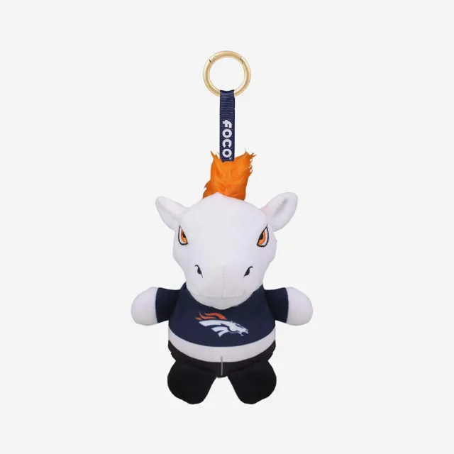 Denver Broncos Porte-clés en peluche Teamie Beanie avec breloque pour sac