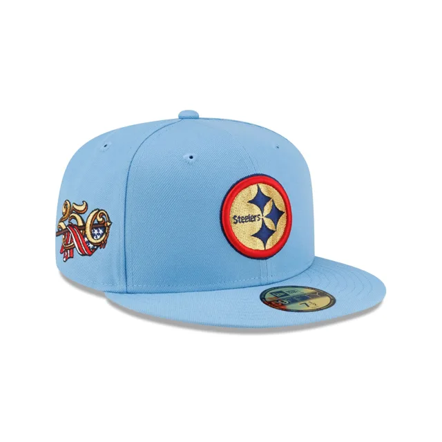 Pittsburgh Steelers Casquette ajustée 59FIFTY rouge, blanc et bleu