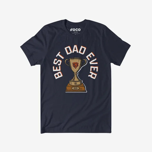 Chicago Bears T-shirt Trophée du meilleur papa de tous les temps