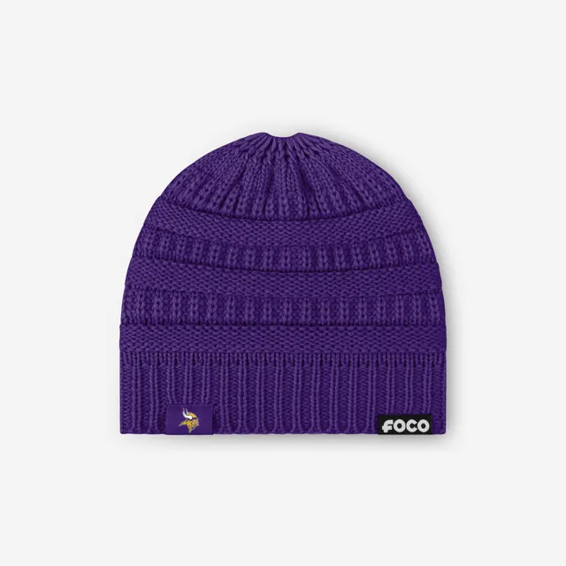 Minnesota Vikings Bonnet queue de cheval solide pour femme