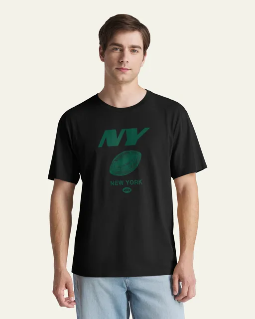 New York Jets PLAY BLOCK T-SHIRT QUOTIDIEN