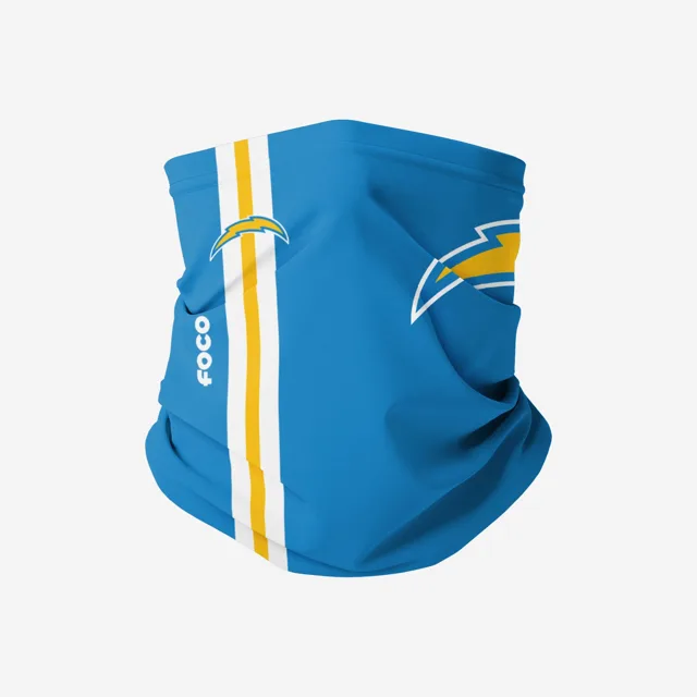 Écharpe guêtre avec logo Los Angeles Chargers sur le terrain