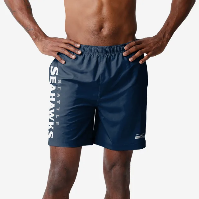 Seattle Seahawks Maillot de bain traditionnel avec mot-symbole solide