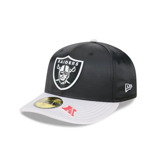 Just Caps Satin Las Vegas Raiders 59FIFTY Chapeau ajusté