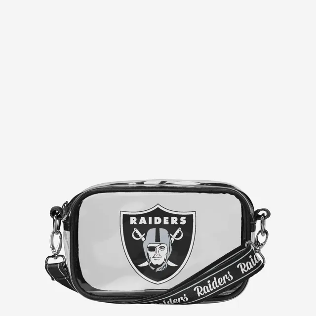 Sac à bandoulière transparent Las Vegas Raiders Team Stripe