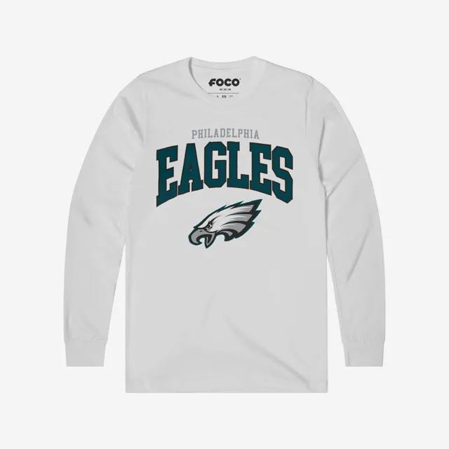 Philadelphia Eagles T-shirt à manches longues avec logo classique