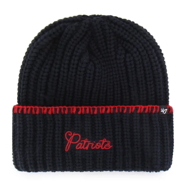 New England Patriots POINT COUVERT '47 TRICOT MANCHETTE FEMME