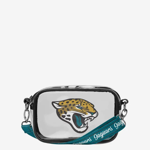 Sac à bandoulière transparent Jacksonville Jaguars Team Stripe