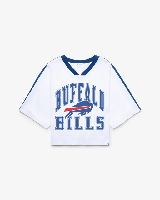 Buffalo Bills BIG OVERARCH '47 MAILLOT RAGLAN À AIGUILLES GOUTTES POUR FEMMES