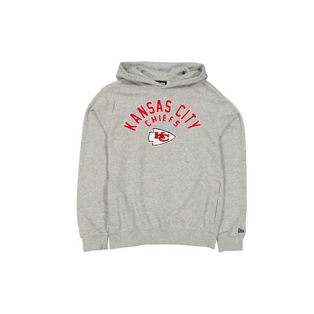 Kansas City Chiefs Sport Night Sweat à capuche gris chiné