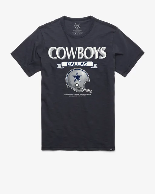 Dallas Cowboys T-shirt SCRUM HISTORIQUE LONGUE DURÉE '47