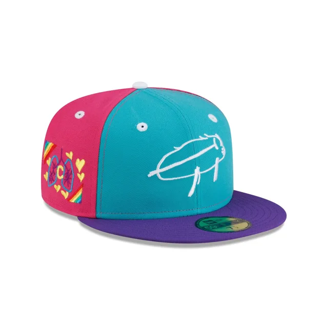 Buffalo Bills Billustration par Charlotte 59FIFTY Chapeau ajusté