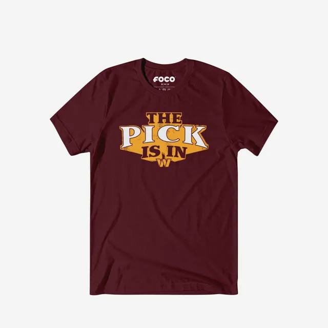 Le choix Washington Commanders est en t-shirt