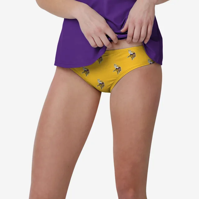 Minnesota Vikings Bas de bikini imprimé Summertime Mini pour femme