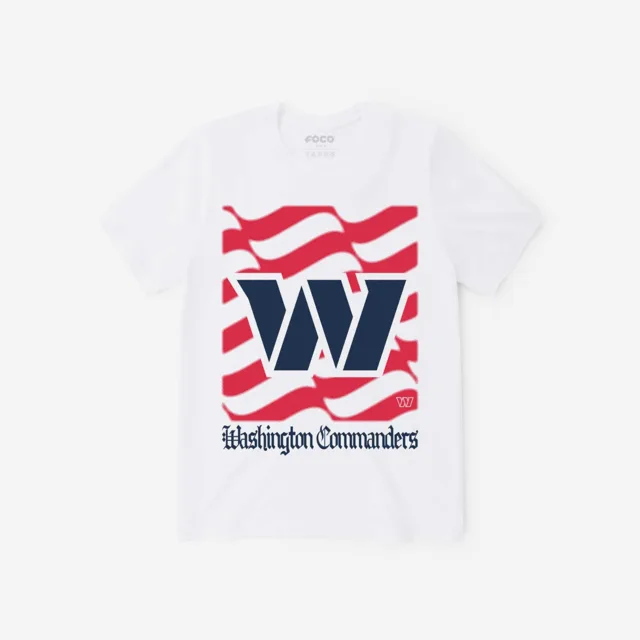 Washington Commanders T-shirt avec le mot-symbole du patrimoine américain