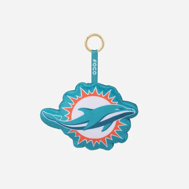 Miami Dolphins Porte-clés avec logo de l'équipe en peluche