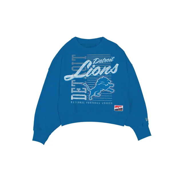 Detroit Lions Throwback Col rond délavé pour femme