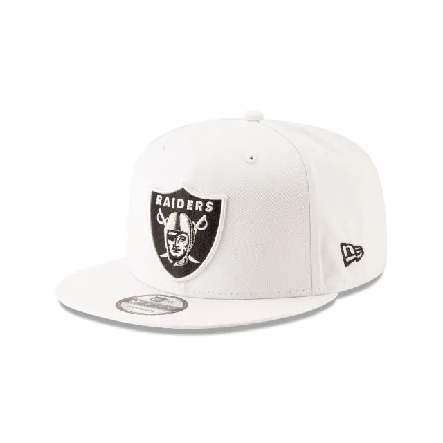 Las Vegas Raiders Casquette Snapback 9FIFTY blanche basique
