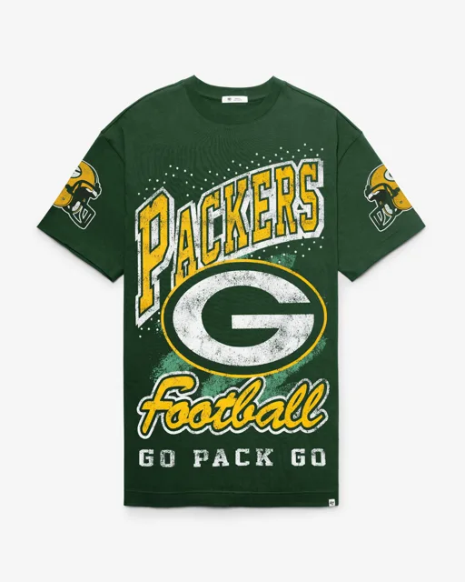 Green Bay Packers ROBE T-SHIRT GEMSTONE SWASH '47 FEMME