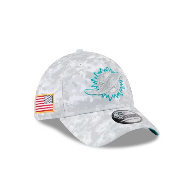 Miami Dolphins 2025 Salut au service Fan Gear 39THIRTY Chapeau extensible
