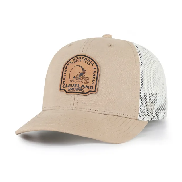 Cleveland Browns Sangle en peau d'os '47 Trucker