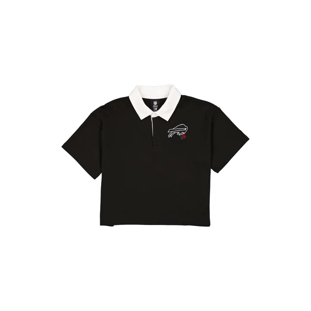Buffalo Bills Polo noir court pour femme