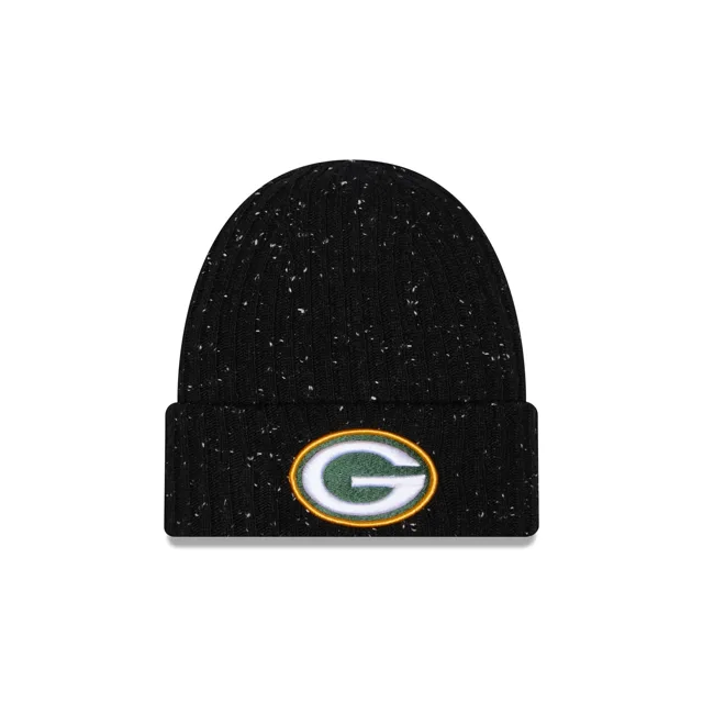Green Bay Packers Bonnet en tricot à revers moucheté