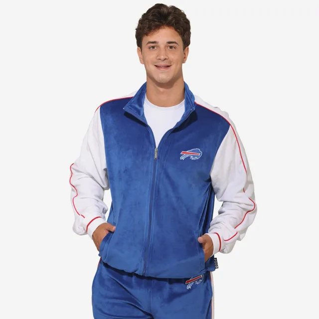 Buffalo Bills Haut zippé en velours bicolore