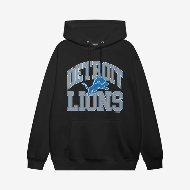 Detroit Lions Sweat à capuche avec mot-symbole arqué