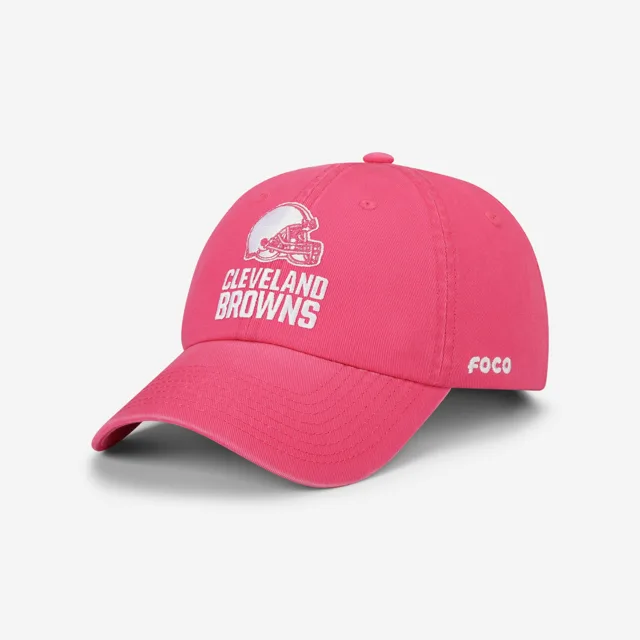 Casquette décontractée Cleveland Browns magenta et blanche