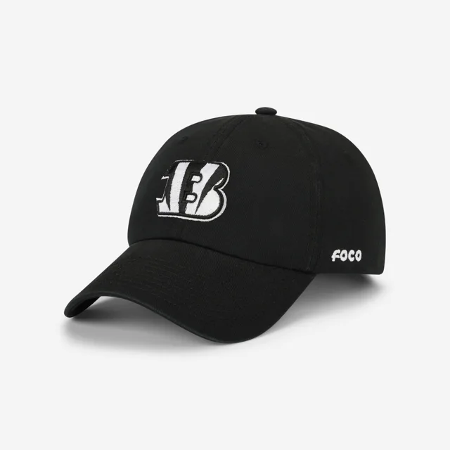 Casquette décontractée noire et blanche Cincinnati Bengals