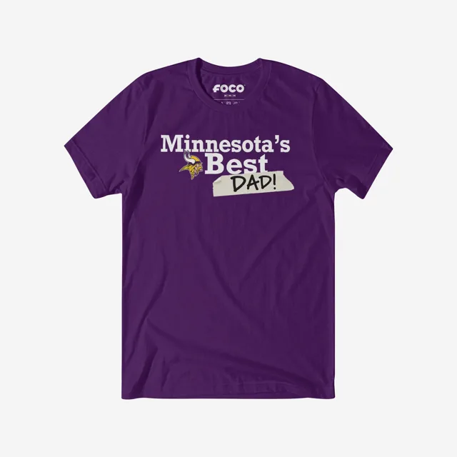 Minnesota Vikings T-shirt le meilleur papa du monde