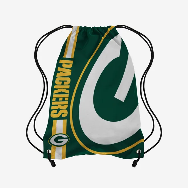 Green Bay Packers Sac à dos à cordon avec grand logo