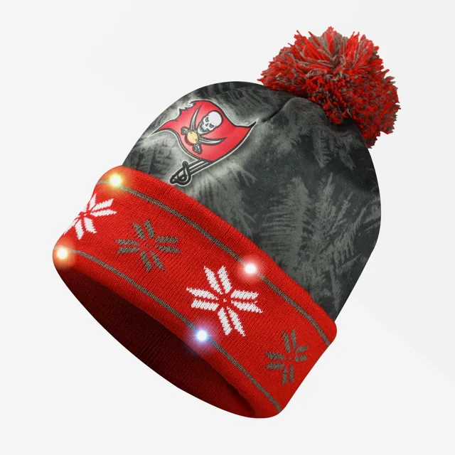 Bonnet lumineux Tampa Bay Buccaneers avec grand logo