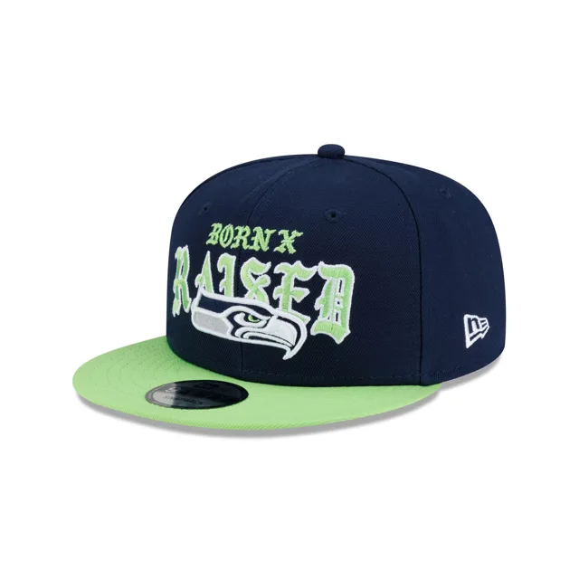 Born x Raised x Seattle Seahawks Casquette Snapback bicolore 9FIFTY