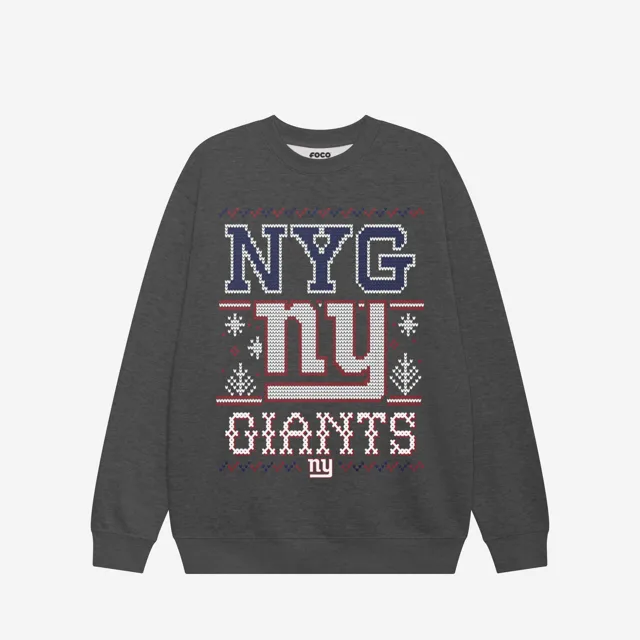 New York Giants Sweat-shirt à col rond des fêtes