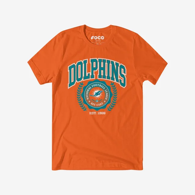 T-shirt à écusson de l'équipe Miami Dolphins