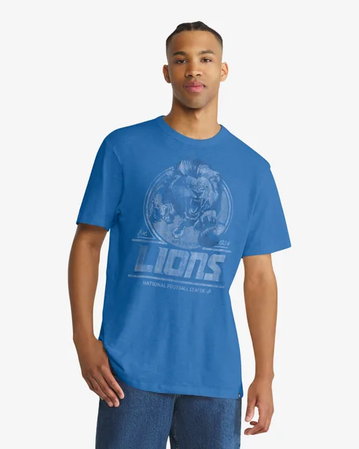 Detroit Lions EMBLÈME HISTORIQUE MARQUE '47 SCRUM TEE