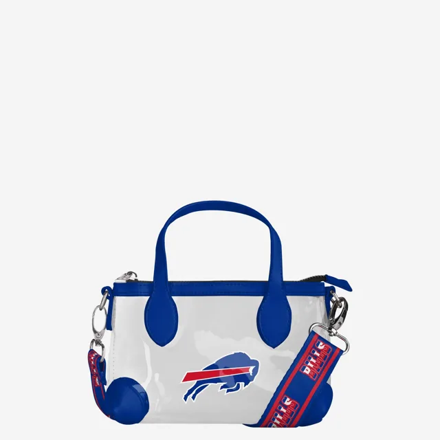 Buffalo Bills Mini sac à main à bandoulière transparent avec grand logo