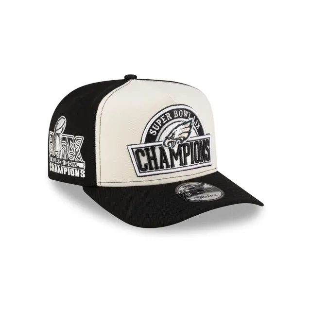 Philadelphia Eagles Super Bowl LIX Champions 9FIFTY Casquette Snapback A-Frame