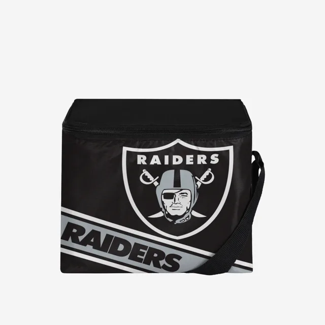 Las Vegas Raiders Lot de 6 glacières avec grand logo et rayures