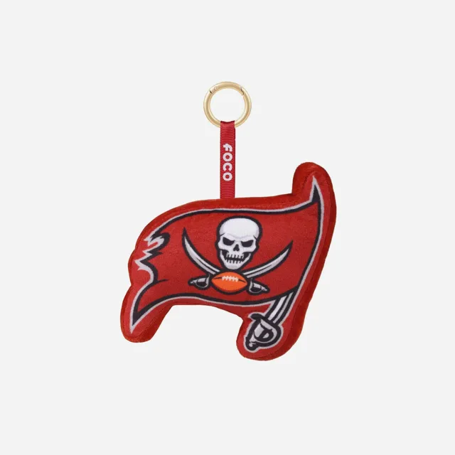 Tampa Bay Buccaneers Porte-clés avec logo de l'équipe en peluche