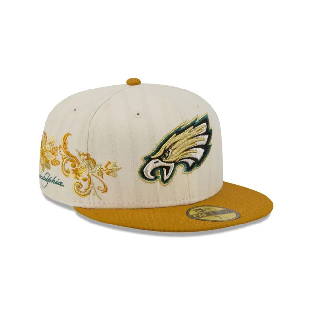 Philadelphia Eagles Casquette ajustée à chevrons chromée 59FIFTY